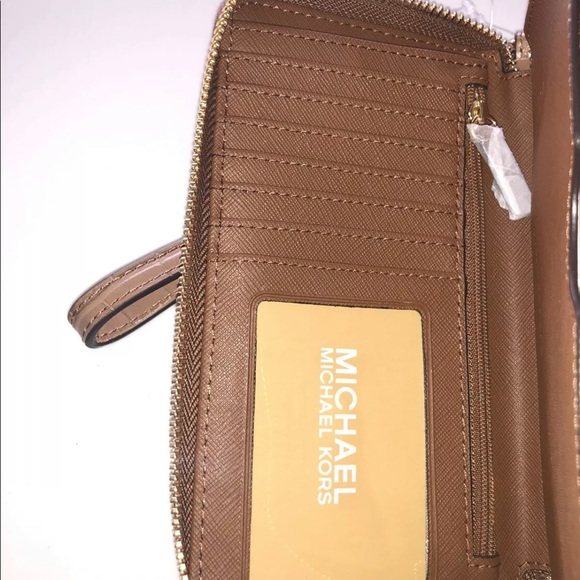 Michael Kors Bags Michael Kors Brown Cell Phone Wristlet Wallet